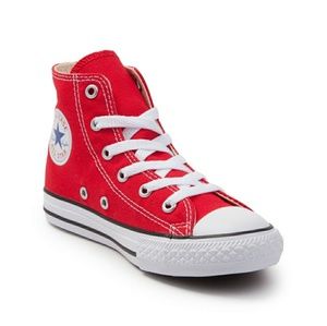 Red Converse High tops